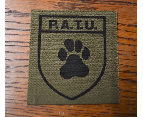 British South Africa Police Anti Terrorist Unit arm patch (PATU). A good copy patch