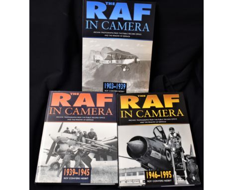 The RAF in Camera, Archive Photographs from The Public Record Office and Ministry of Defence, a complete set of three books w