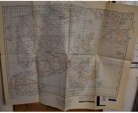 Scotland War Office Edition, Orkney Island (Mainland) - sheet 6. Ordnance survey map - published 1950, Mint condition