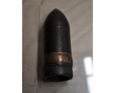 German WWII 3.7cm Pak/KWK 36 PzGr Patr .A.P. Projectile Head without Cap for the A.T. Gun, very good condition marked '33-C' 