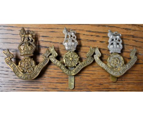 Loyal North Lancashire Regiment WWI Cap Badge (Bi-metal), Slider. K&amp;K: 664-Loyal North Lancashire Regiment Officers WWI C