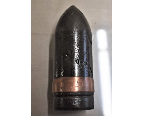 German WWII 3.7cm Pak/KWK 36 PzGr Patr .A.P. Projectile Head without Cap for the A.T. Gun, very good condition marked '33-C' 