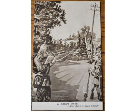 The Boy Scout Hero of France - An episode during the Great War 1914, it depicts the shooting of a French Boy Scout by a firin
