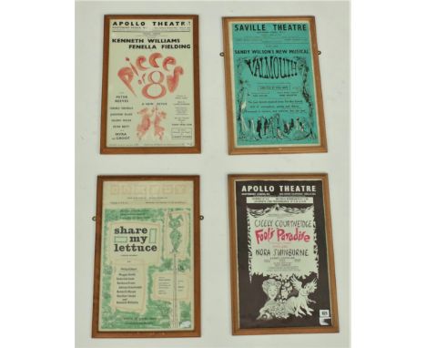 SIR MICHAEL CODRON: A GROUP OF THEATRE POSTERS FOR SIR MICHAEL CODRON PRODUCTIONS (10)1956-1959,ten posters including Share M