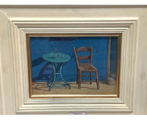 •John Monaghan (Contemporary), Pernod for One near St. Yzem  de Medoc, signed lower right and dated 2001, Compass Gallery Gla