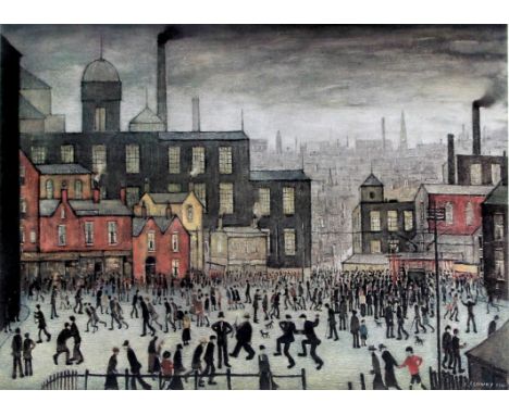 Laurence Stephen Lowry (British, 1887-1976) - 'Our Town'
Pencil signed limited edition colour print, no in pencil to margin '