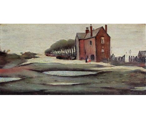 Laurence Stephen Lowry RA (British, 1887-1976)- 'The Lonely House'
Pencil signed colour print, published by Magnus Prints, be