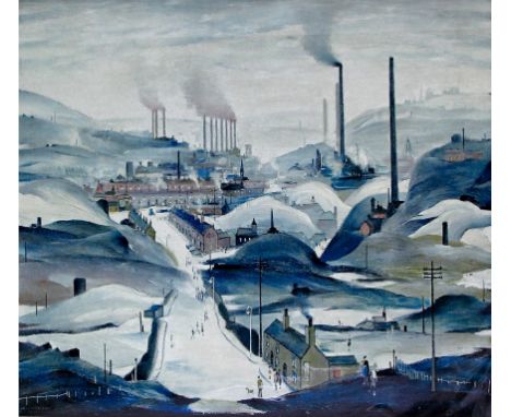 Laurence Stephen Lowry (British, 1887-1976)- 'Industrial Panorama' 
Pencil signed colour print, edition of 300 with Fine Art 