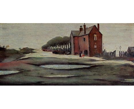 Laurence Stephen Lowry RA (British, 1887-1976)- 'The Lonely House'
Pencil signed colour print, published by Magnus Prints, be