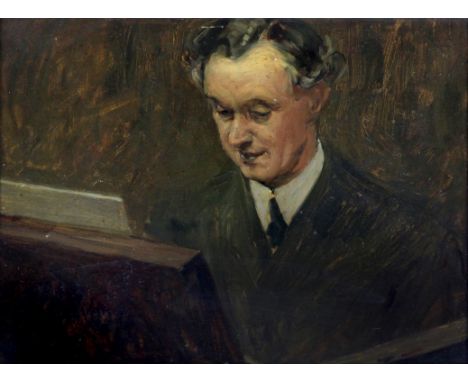British School (early 20th Century) - 'Portrait of a Gentleman' (possibly the illustrator Walter Graham Churcher, 1859-1934)
