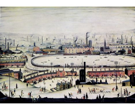 Laurence Stephen Lowry (British, 1887-1976) - 'The Pond'
Pencil signed limited edition colour print from an edition of 850, b