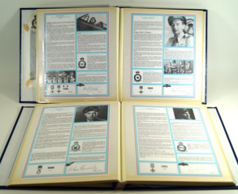 Two limited edition RAF albums
The first being a limited edition of 2000 sets relating to bomber air crew dated 1984, each pa