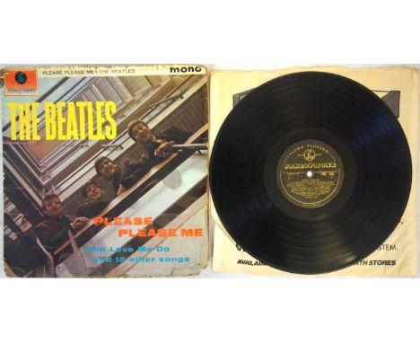 The Beatles Debut Album 'Please, Please Me'
First Pressing with the black and gold Parlophone label, PMC 1202. Condition is p