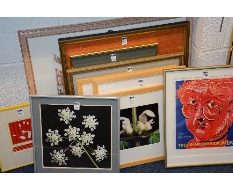 A quantity of prints and pictures, to include limited edition Tony Harding hand abstract 27/32, and Sunday Times magazine pri