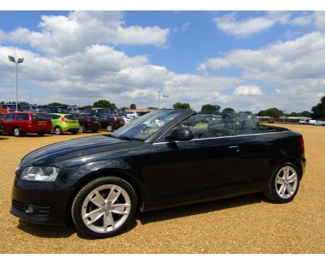 Make &amp; Model: Audi A3 TDI Sport ConvDate of Reg: KR10 OTCColour: Blackcc: 1598MoT: 09-02-2023Fuel Type: DIESELMileage: 11