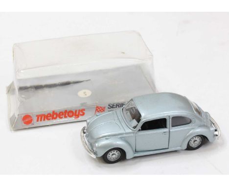 Mebetoys No.a70 1/43rd scale diecast model of a Volkswagen VW1303, housed in the original bubble packaging