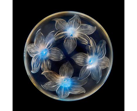 René Lalique (French 1860-1945) LYS BOWL, NO. 382  designed 1924opalescentmoulded R. LALIQUE, engraved FRANCE  Dimensions:23.