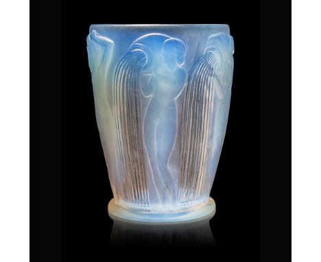 René Lalique (French 1860-1945) DANAÏDES VASE, NO. 972  designed 1926opalescentstencilled R. LALIQUE FRANCE  Dimensions:18.5c