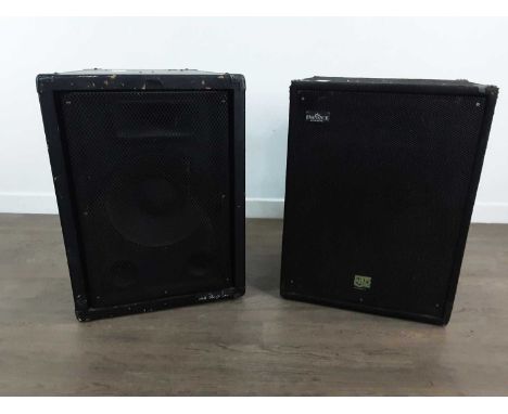 EMINENCE INSIDE SPEAKER NJD along with a  Stage Line Speaker, model PAB 302 PQty: 2