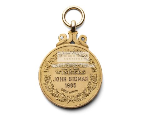 1985 F.A. Cup winner's medal awarded to John Gidman of Manchester United FC,9ct. gold, inscribed THE FOOTBALL ASSOCIATION, CH