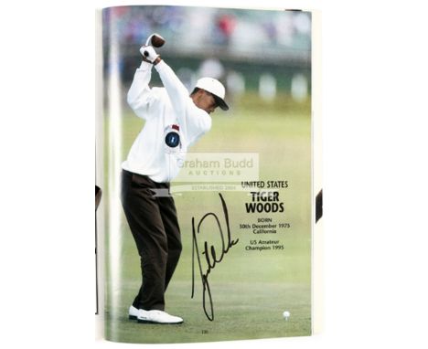 A multi-signed programme for the 1996 Open Golf Championship,the official programme for the tournament, held at Royal Lytham 