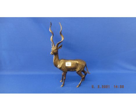 A bronze model of a Deer