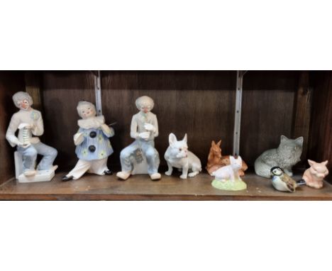 A collection of Goebel and other ceramic figures,&nbsp;largest 26cm high. (10) 