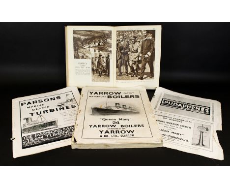 The Silver Jubilee Hardback Book, The Story Of 25 Eventful Years In Pictures. Together With A 1936 Shipbuilder And Marine Eng