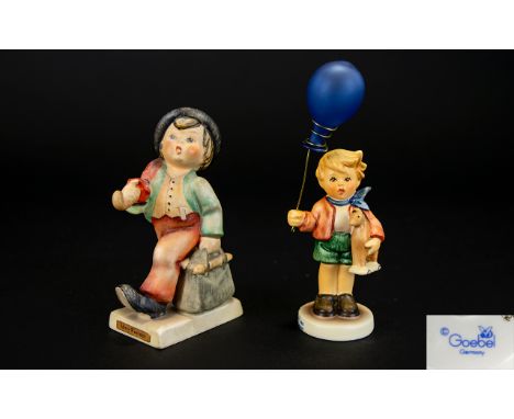 M. J. Hummel Club Figurines ( 2 ) Two In Total. Comprises 1/ Carnival Fun. First Issue 2003. Hum 239/E. 5 Inches High with Ba