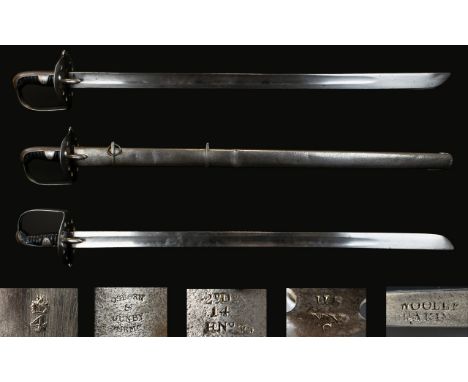 A Rare 1814 Heavy Cavalry Pattern 1796 Sword 2nd North British Dragoons (Scots Greys) Presented here, a pre- Battle Of Waterl