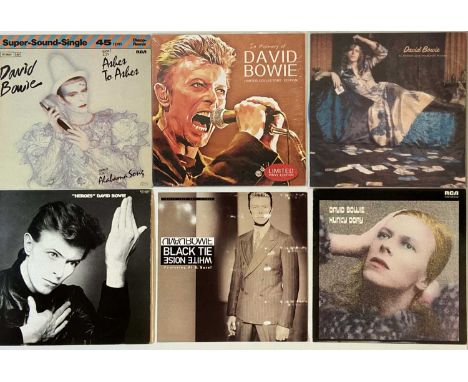 DAVID BOWIE - LP/12". Quality selection of 4 x LPs plus 6 x 12" including hard to find overseas pressings. Titles are Heroes 
