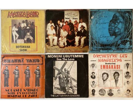AFRICAN - LP RARITIES (ZAMBIA/ZIMBABWE/SOUTH AFRICA). Rather delightful collection of 12 x extremely scarce LPs largely featu