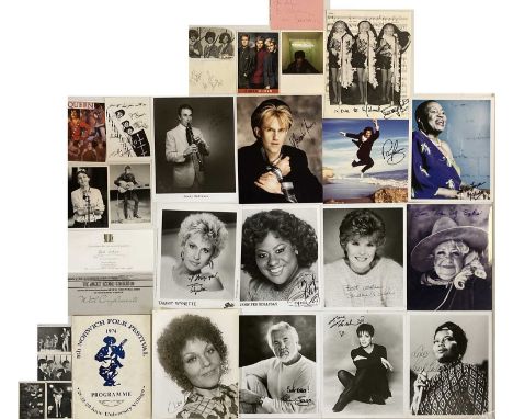 STAMPED AUTOGRAPHS / PROMOTIONAL ITEMS AND MORE. Large collection of memorabilia and ephemera. To include many promotional it