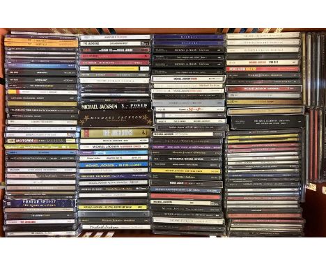 MICHAEL JACKSON CD COLLECTION. Excellent collection of approx 139 CDs (albums and some singles), 15 cassettes, a minidisc set