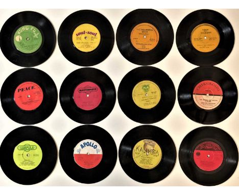 AFRICAN - 7". Smart collection of around 100 x African 7", many of Zambian/South African origin and extremely tricky to sourc