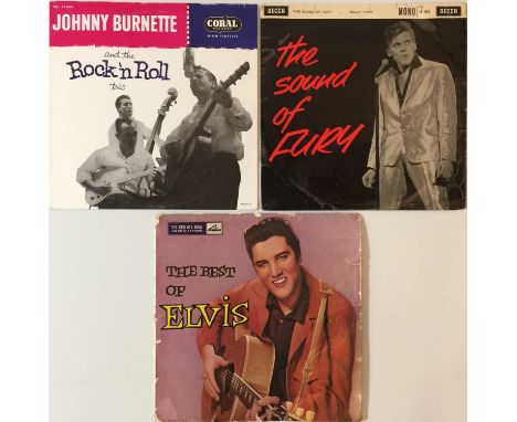 ROCK N ROLL - 10" RARITIES. A rockin' good selection of 3 rock n roll 10" rarities. Artist/ titles include Johnny Burnette An