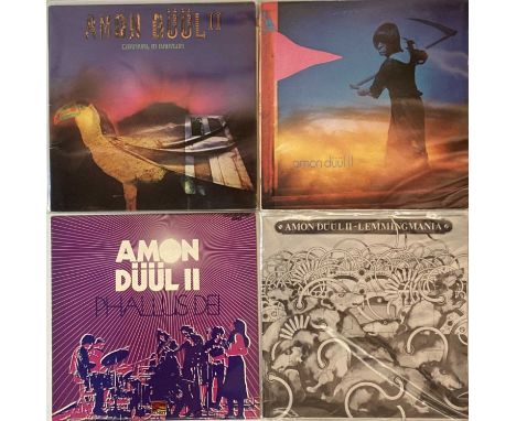 AMON DUUL II LP COLLECTION. A superb collection of 4 LPs by Amon Duul II. Titles include Yeti (LSP 101, 1970 UK pressing on b