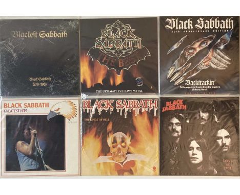 BLACK SABBATH - LPs (COMPILATIONS). Totally smart collection of 22 x compilation LPs including some very hard to source! Titl