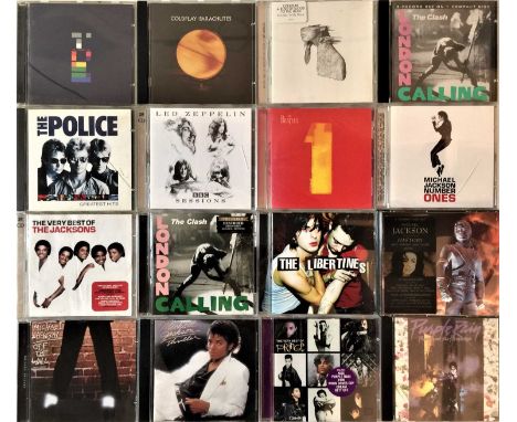 CDs/ CASSETTES/ DVDs (CLASSIC ROCK &amp; POP). A smashing collection of classic rock and pop titles, lot includes around 75 C