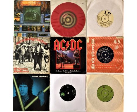 CLASSIC ROCK/ METAL - 7" COLLECTION. A lovely collection of around 160 7" singles including 25 Queen titles. Artists include 