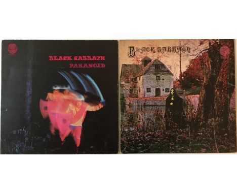 BLACK SABBATH - VERTIGO SWIRL LPs. Wicked bundle of 2 x original/early UK pressings of these iconic LPs from Black Sabbath. T