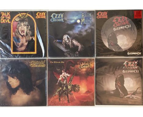 OZZY OSBORUNE - LP/12" COLLECTION. Feelin' the osmosis(!) with this spectacular instant collection of 9 x LPs plus 7 x 12" re