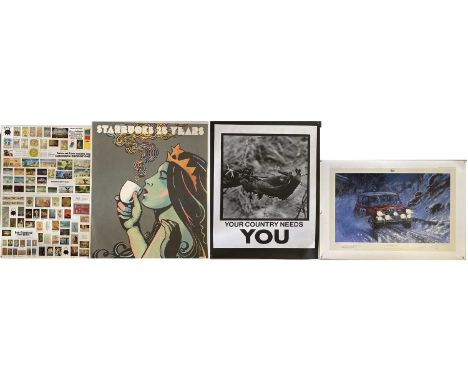 JIM MARSHALL SIGNED POSTERS - LIMITED EDITION PRINTS. Collection of nine poster prints to include: four hand signed Jim Marsh