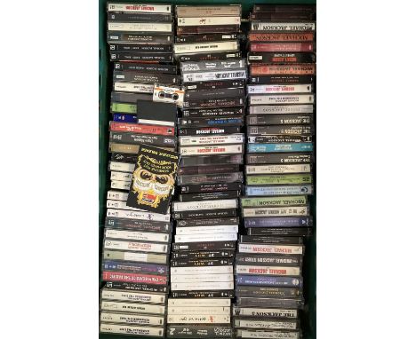 MICHAEL JACKSON CASSETTES. Excellent collection of approx 150 official MJ cassettes, albums and singles. Also included approx