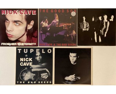 NICK CAVE/ BIRTHDAY PARTY LP COLLECTION. A wonderful collectors pack of 4 LPs and 1 12" by Nick Cave. Titles include The Birt