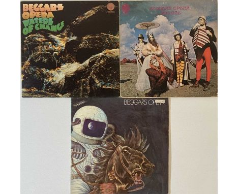 BEGGARS OPERA - WATER OF CHANGE, ACT ONE &amp; PATHFINDER LPs (ORIGINAL UK/GERMAN VERTIGO SWIRL PRESSING LPs). Excellent bund