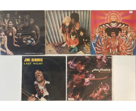 JIMI HENDRIX - LP RARITIES. A rockin' pack of 5 LPs by Jimi Hendrix. Titles include Axis Bold As Love (612 003, 1967 UK mono 