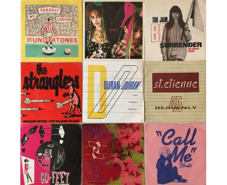 PUNK/ ALT/ WAVE/ INDIE - 7" COLLECTION. A rockin' good collection of around 130 7" singles. Artists include The Undertones, S