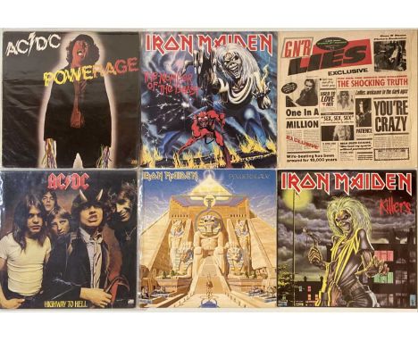 METAL/HEAVY ROCK - LPs. Screamin' collection of 13 x wicked LPs. Artists/titles are Guns N' Roses - G N' R Lies (UK/EU 1st pr