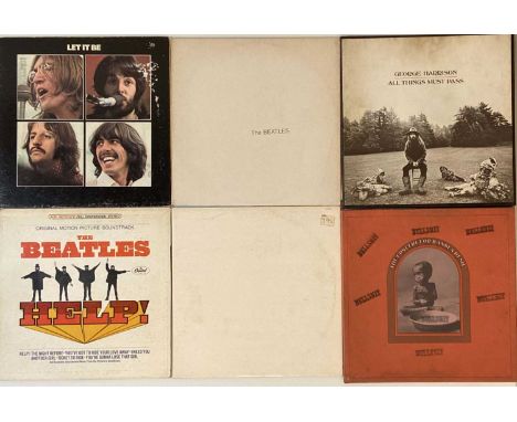 SOLO BEATLES/BEATLES - LPs. Ace collection of 10 x LPs. Titles are George Harrison - All Things Must Pass (STCH 630 'Printed 